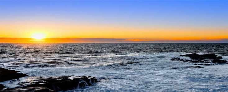 Plage du Conguel soleil levant Plage du Conguel soleil levant