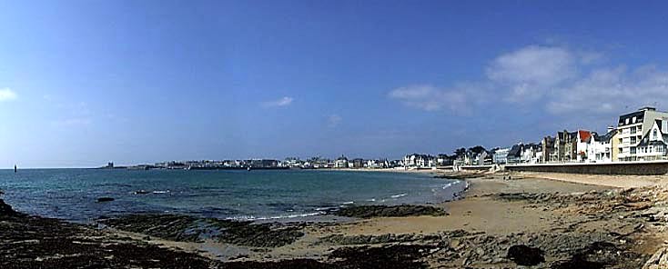 Vue panoramique de la Grande Plage
