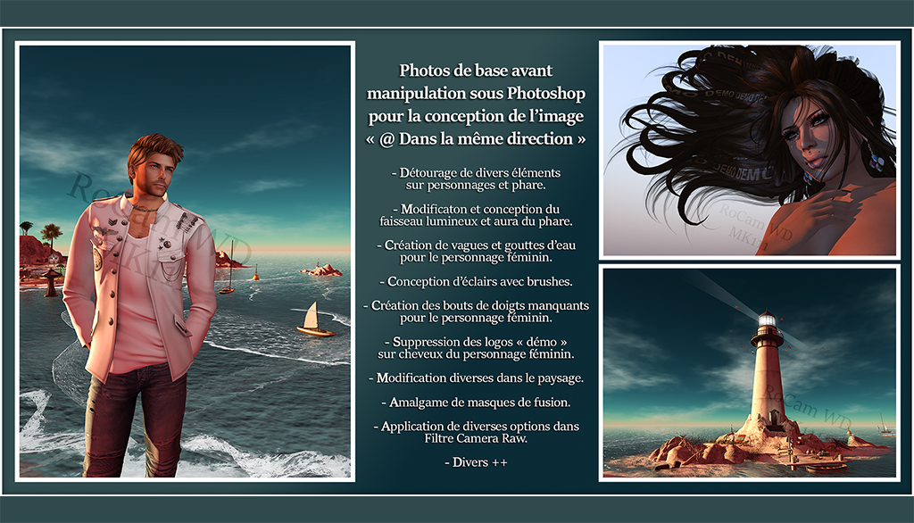 Dans la même direction